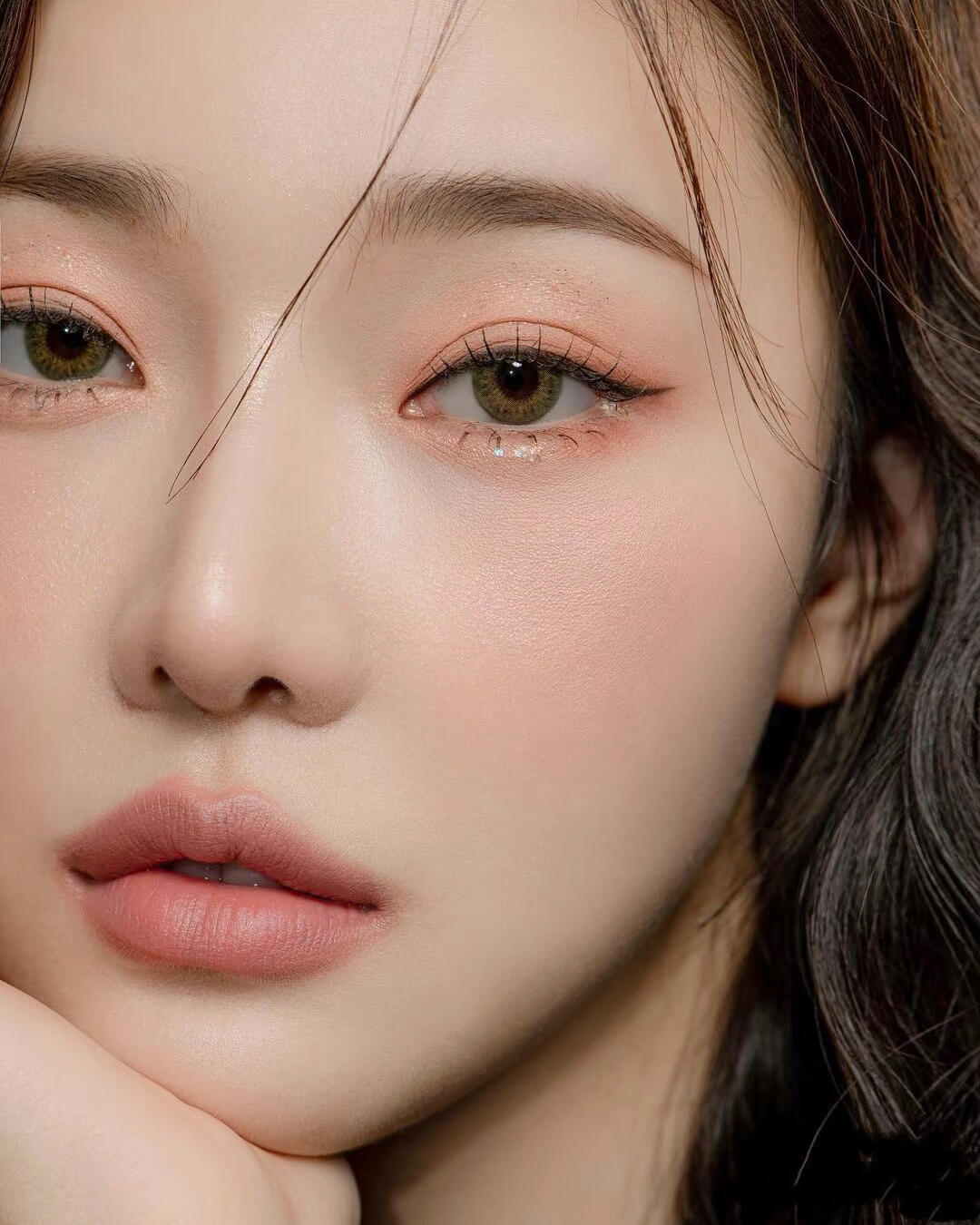 Natural Semi-Permanent Makeup by Kays Brow House Client with natural eyebrow embroidery and soft makeup at Kays Brow House.